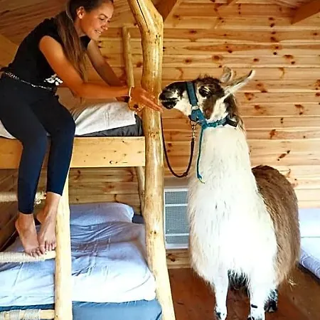 Cozy Wood Hut On The Farm